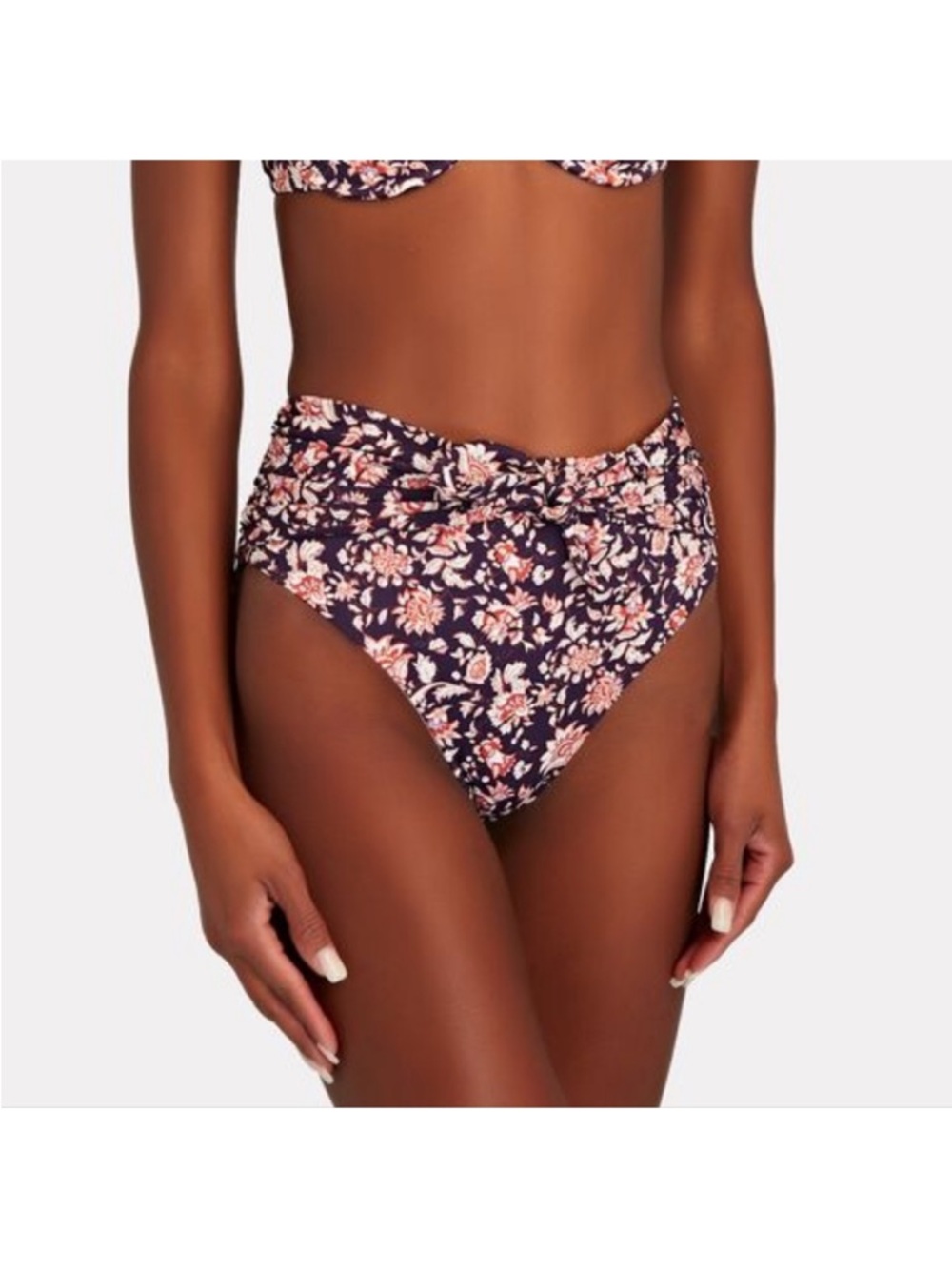 Veronica Beard Azoia Tie Waist Bikini Bottoms